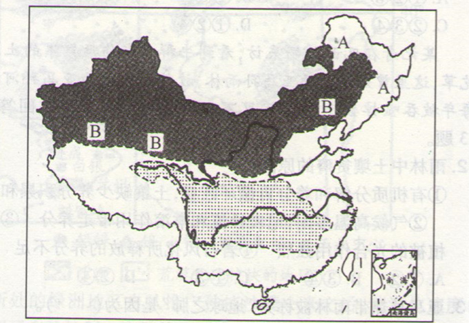 高考地理《森林的開發(fā)和保護(hù)》綜合復(fù)習(xí)精選試題圖3